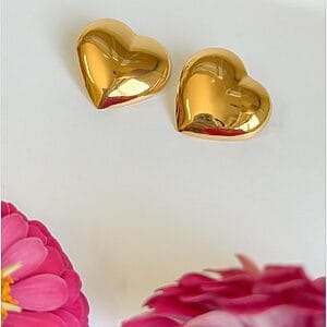 Golden Heart earrings