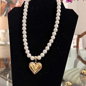 Heart Pearl Set Jewelry