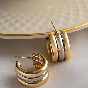 Trio Luxe Hoop Earrings