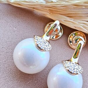 Aurora Pearl Elegance Earrings