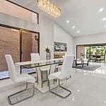 Boca Raton Home Interior Dining Area | Favesin