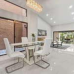 Boca Raton Home Interior Dining Area | Favesin