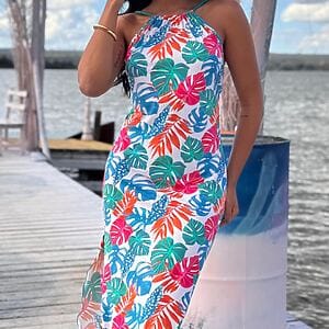 Tropical Essence Beach Dress - Fashion Brasil Sun and Sea Special Collection