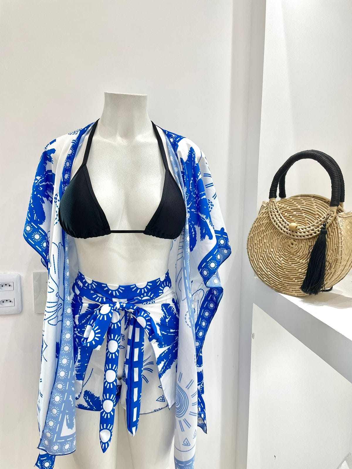 Ocean blue Pareo Set – Fashion Brasil | Ocean Blue Pareo Set - Fashion Brasil Sun and Sea Ocean blue two‑piece pareo set with a lightweight flowing fabric, inspired by Brazilian beachwear and designed for summer, sun, and seaside fashion by Fashion Brasil.