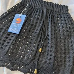 Black Crochet Beach Skirt – Fashion Brasil Sun and Sea