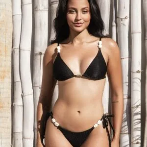 Midnight Shell Triangle Bikini – Fashion Brasil Sun and Sea