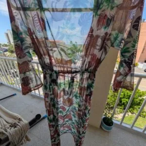 Savanna Coast Long Beach Cover‑Up – Fashion Brasil Sun and Sea