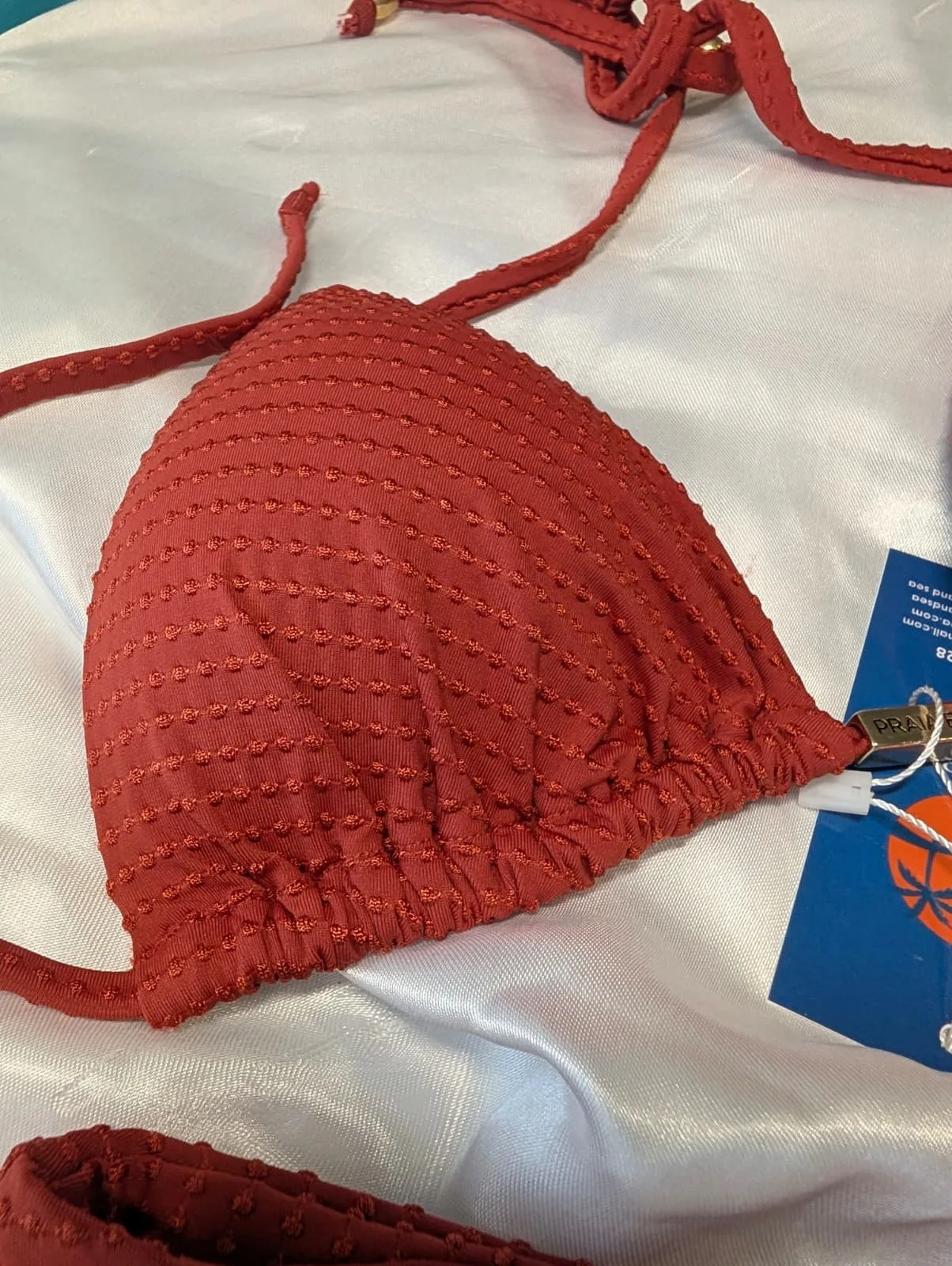 terracotta textured triangle bikini fashion brasil sun and sea 3 | Terracotta Textured Triangle Bikini – Fashion Brasil Sun and Sea Terracotta Textured Triangle Bikini – Fashion Brasil Sun and Sea - Image 3