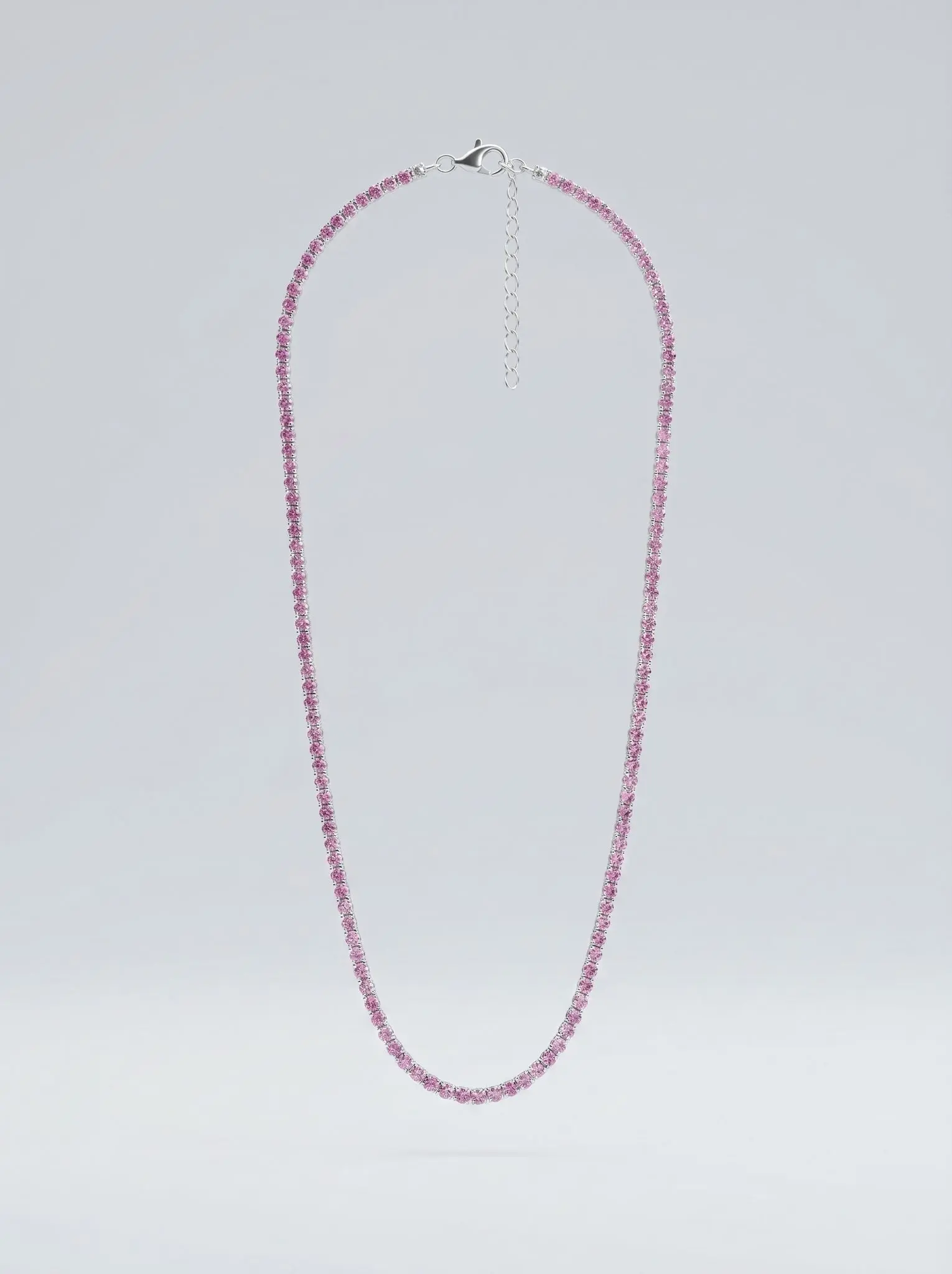 Blush Shine Necklace Madu Joia Rara | Blush Shine Necklace - Madu Joia Rara “Blush Shine Necklace by Madu Joia Rara featuring a delicate tennis chain with soft pink crystals and elegant feminine design.”