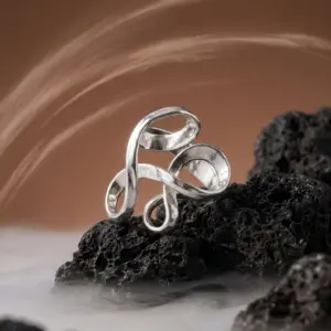 Silver Flow Ring - Madu Joia Rara