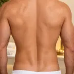 Full back and shoulder waxing for Men